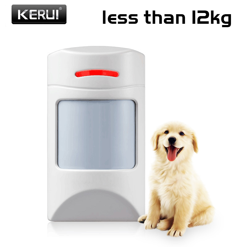 Pet Immune Pir Sensor - KERUI Bezprzewodowy przyjazny dla zwierząt odporny