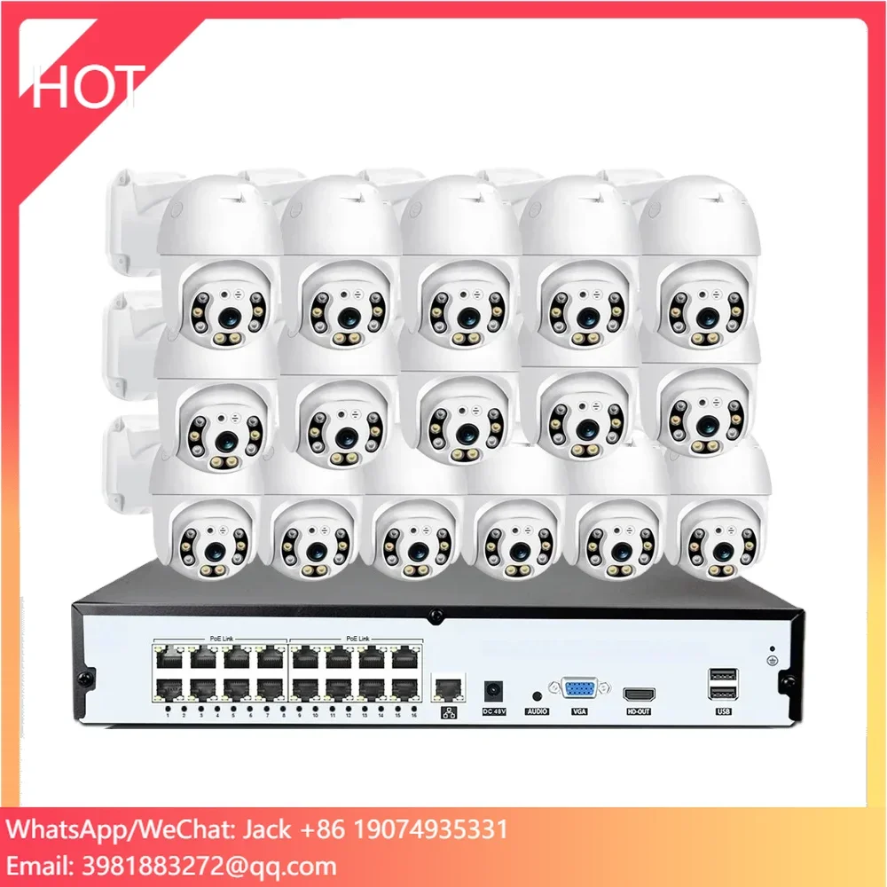Home Security Nvr - Zestaw przewodowych kamer CCTV Colorvu z