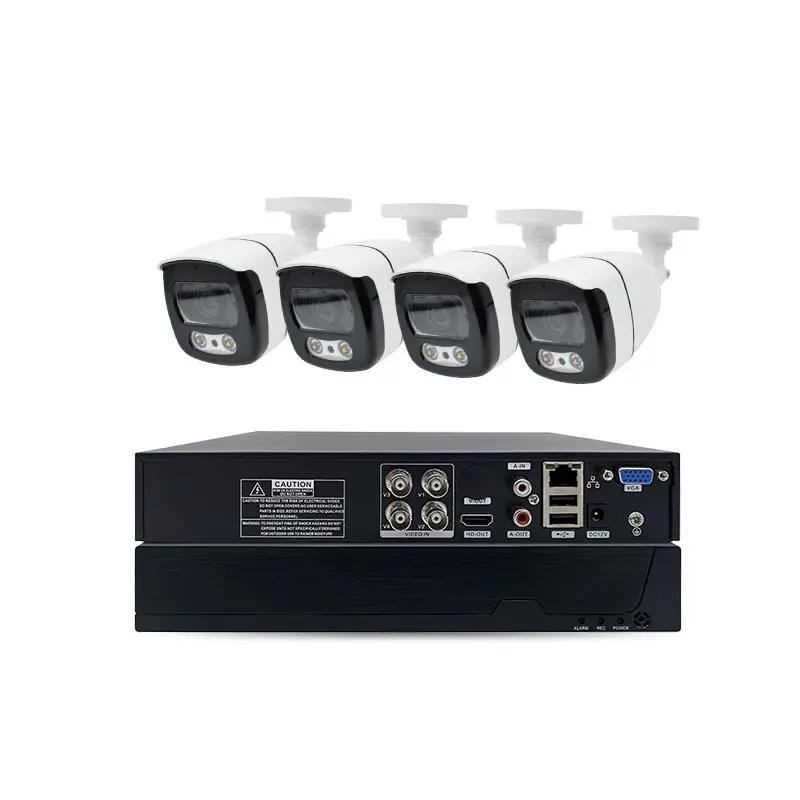 Home Security With Cameras - Zestaw kamer CCTV 5MP AHD DVR