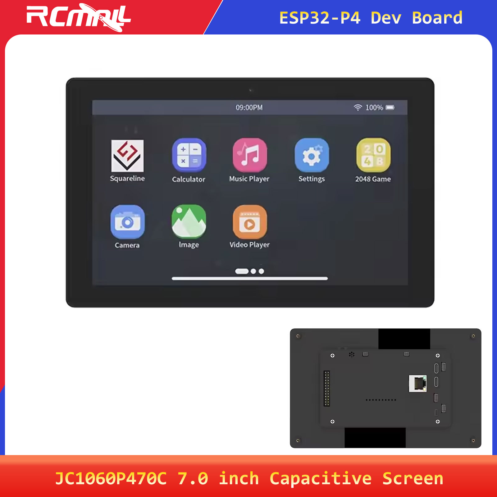 Home Security With Cameras - JC1060P470C 7.0 calowy ekran dotykowy IPS