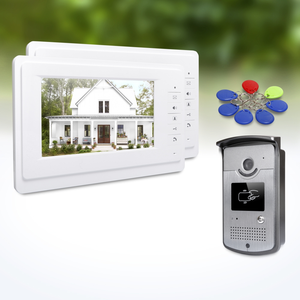 Home Security Kit With Camera - 1 Zewnętrzna Kamera 2 Wewnętrzne Monitory