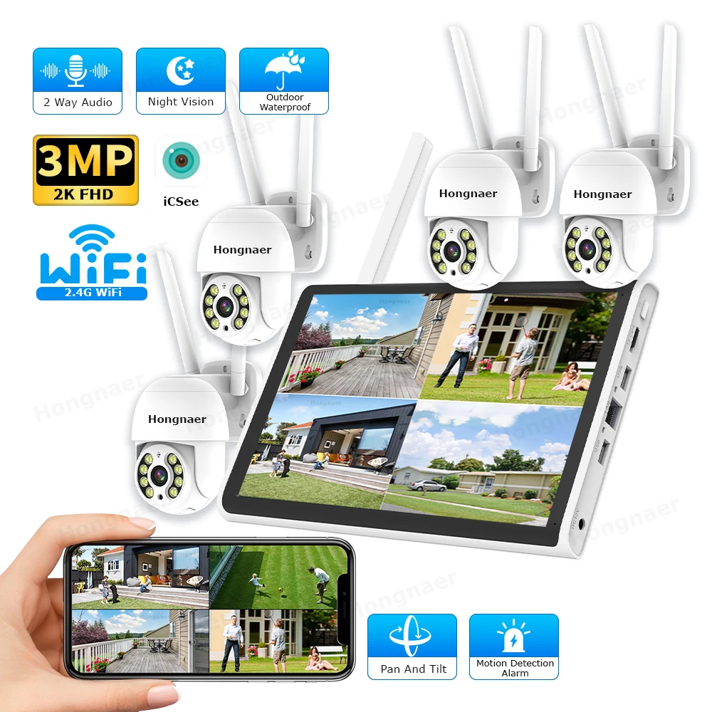 Home Security With Cameras - Zestaw Bezprzewodowego Systemu Monitoringu Domowego 2026