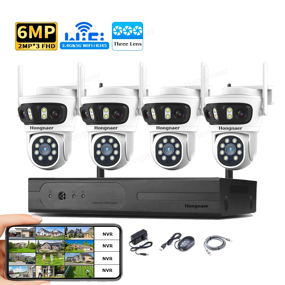 Home Security With Cameras - Zestaw kamer bezpieczeństwa do monitoringu domu