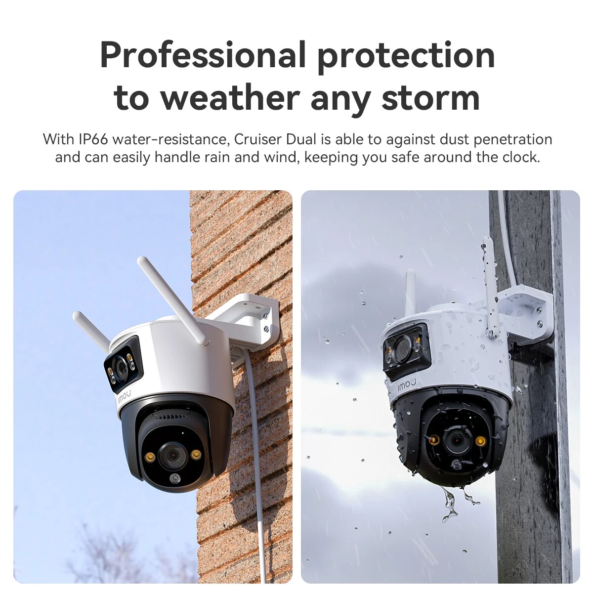 Home Security With Cameras - Zewnętrzna kamera bezpieczeństwa IMOU PT -