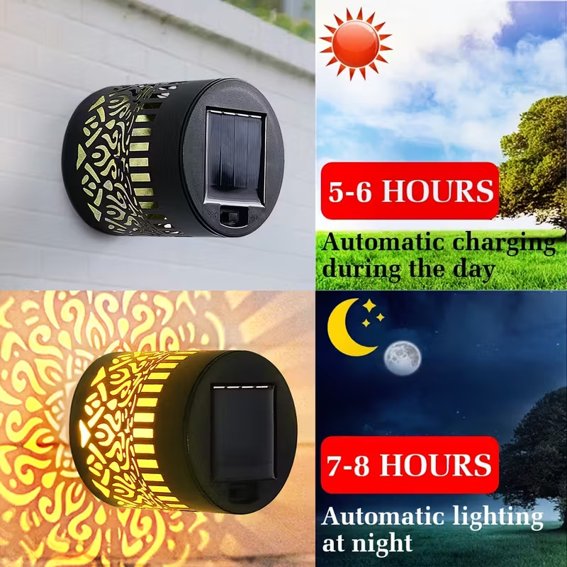Solarna Lampa Ścienna Mandala  – Home Security Yard Sign recenzja i cena