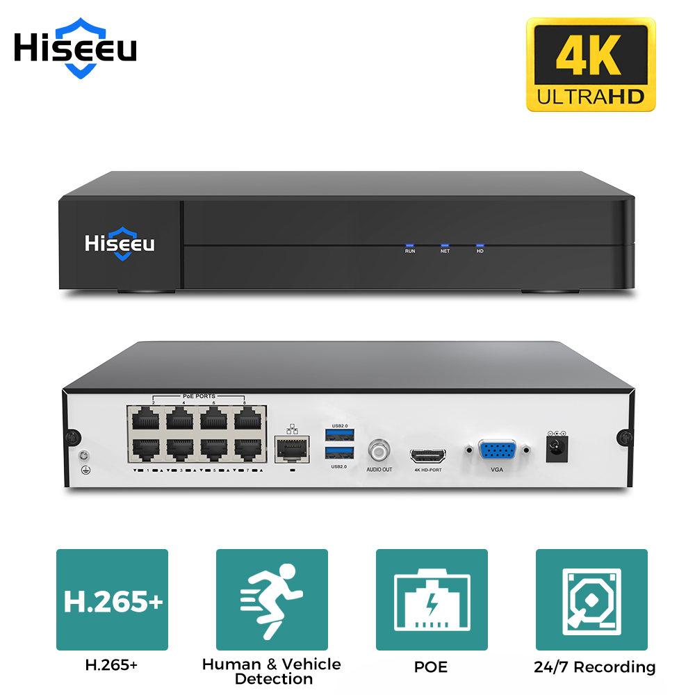 Rejestrator sieciowy Hiseeu 8C – Home Security With Cameras recenzja i cena
