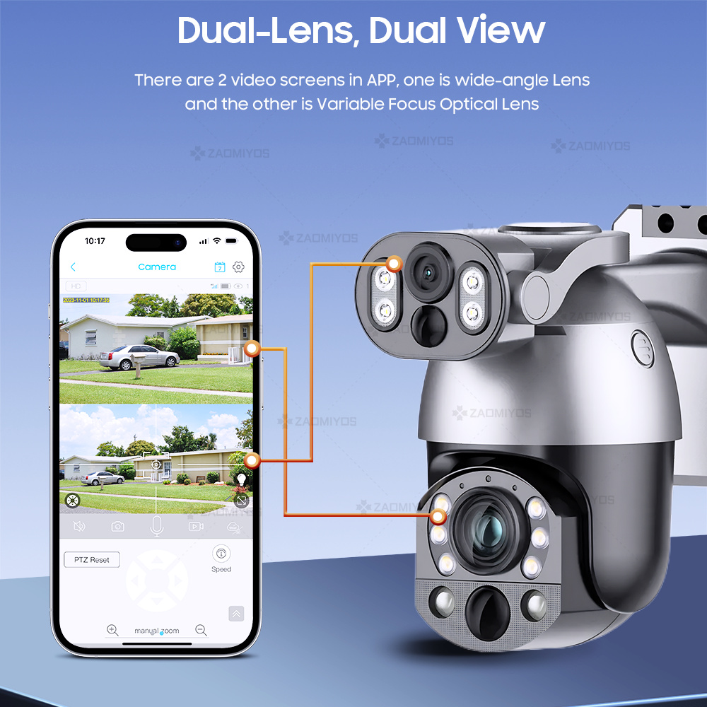 Kamera słoneczna 4K 50X ZOOM 1 – Home Security Outdoor Camera System recenzja i cena