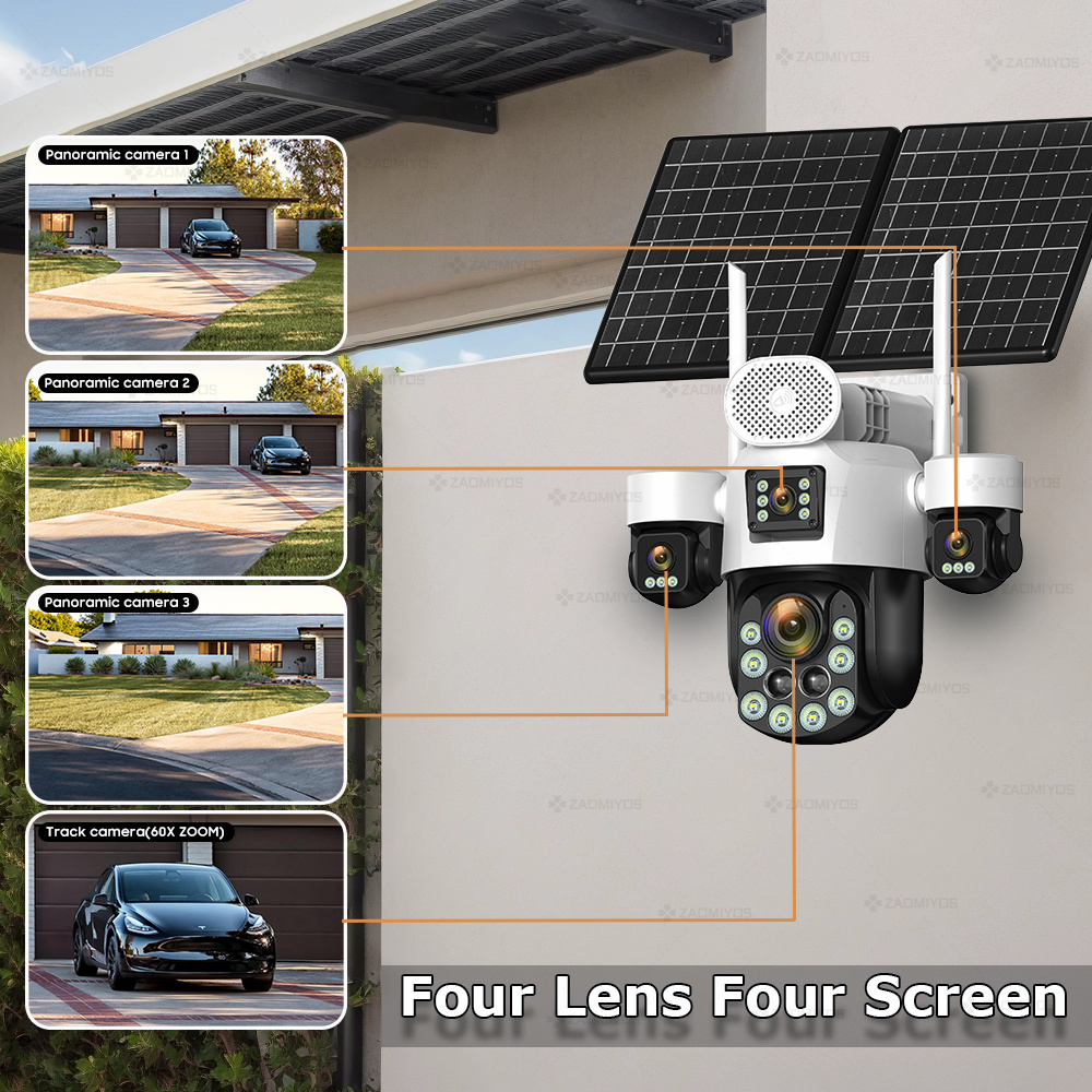 4-objektowowa kamera zewnętrzn – Home Security Outdoor Camera System recenzja i cena