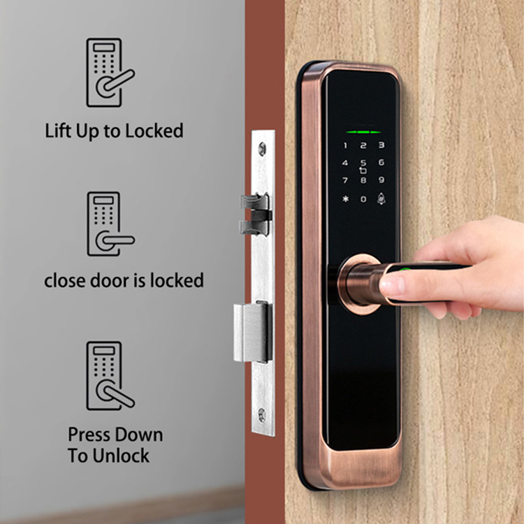 Cyfrowy inteligentny zamek do  – Home Security Electronics recenzja i cena