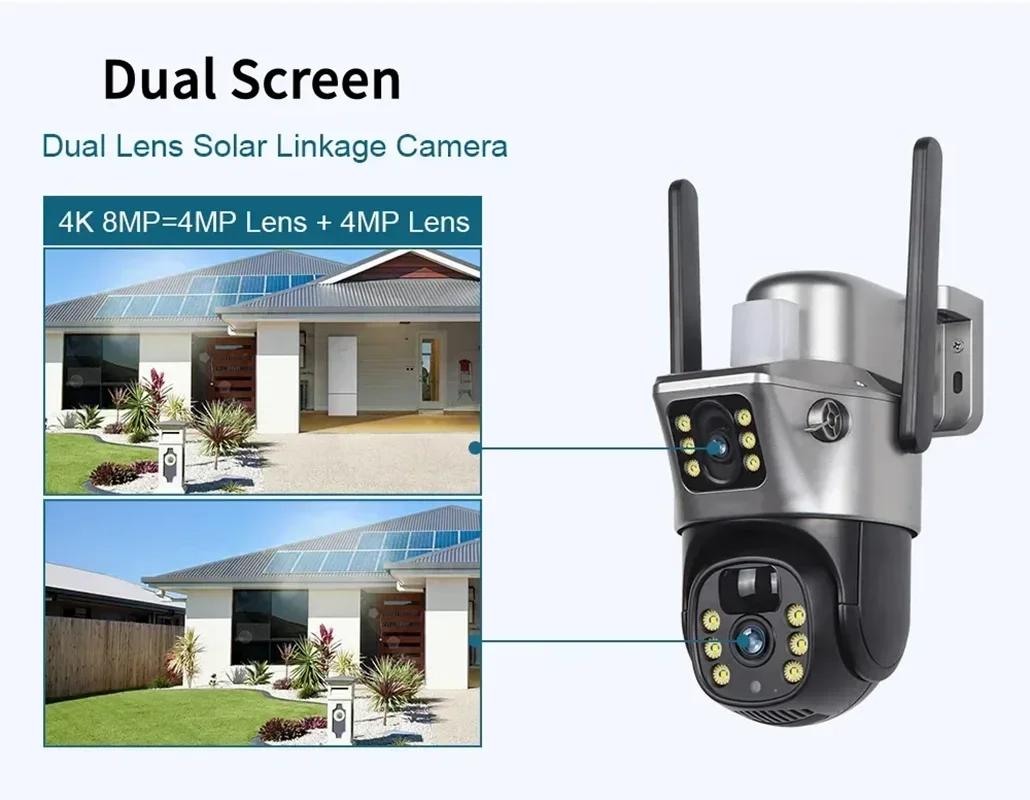 Tahlitech Solar Camera 4G Sim  – Home Security Cameras Wireless recenzja i cena