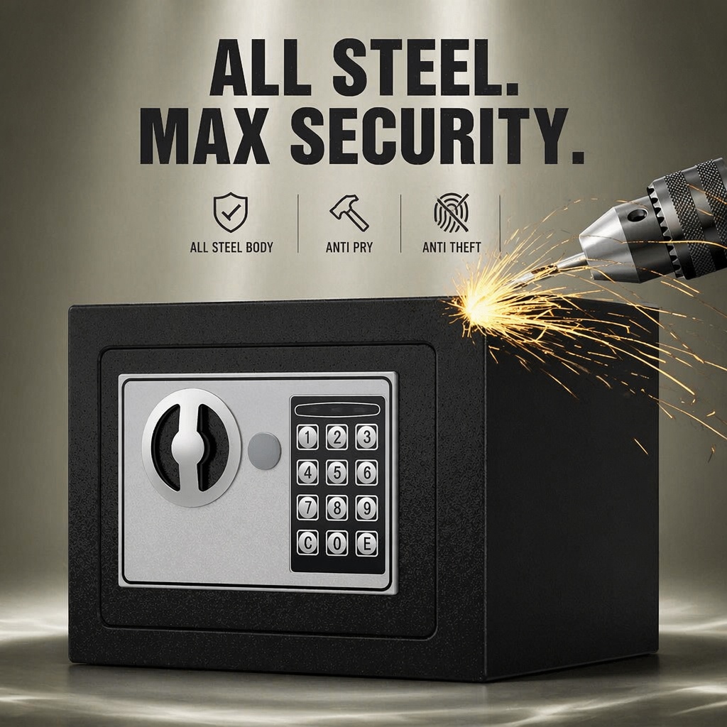Całkowicie stalowa, elektronic – Home Security Electronics recenzja i cena