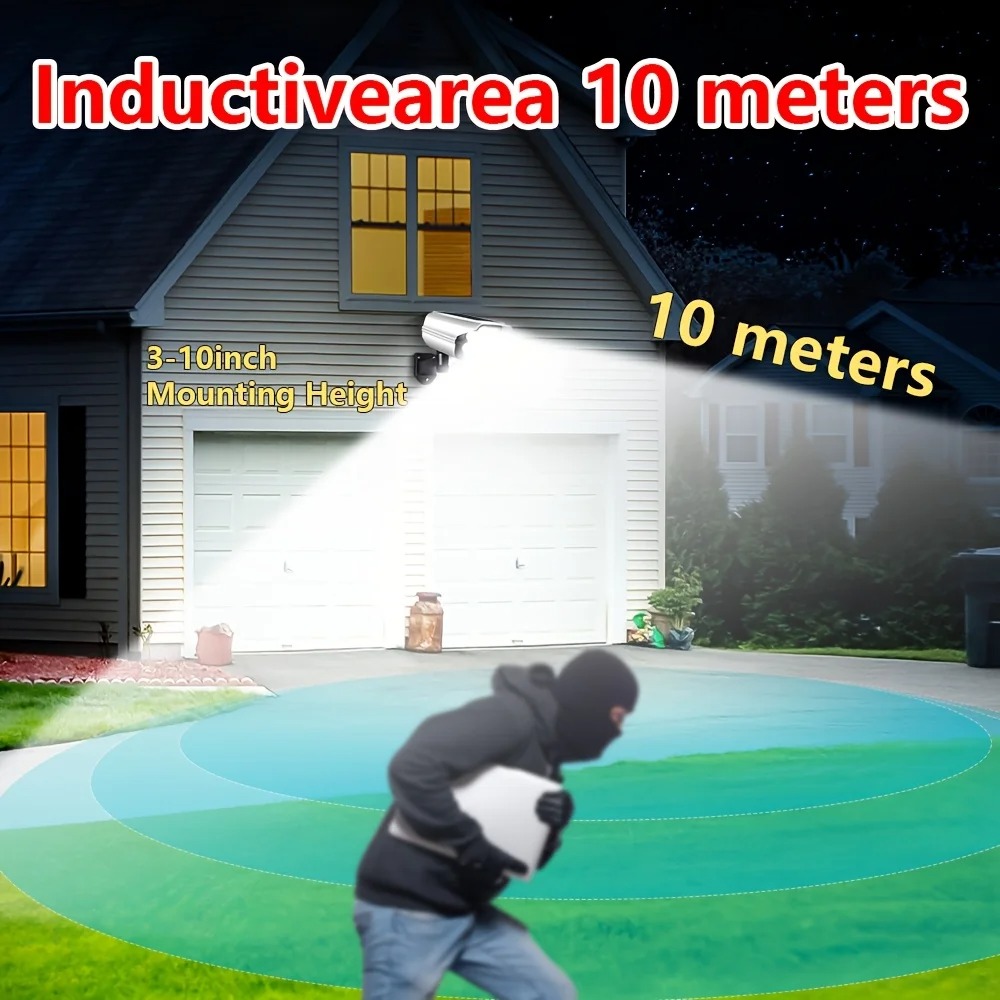 Lampa solarna 77LED z czujniki – Home Security Yard Sign recenzja i cena