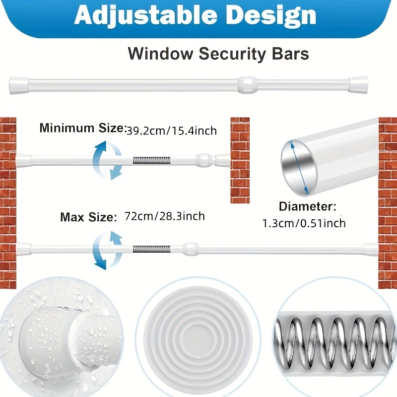 Regulowana blokada zabezpiecza – Home Security Bars recenzja i cena