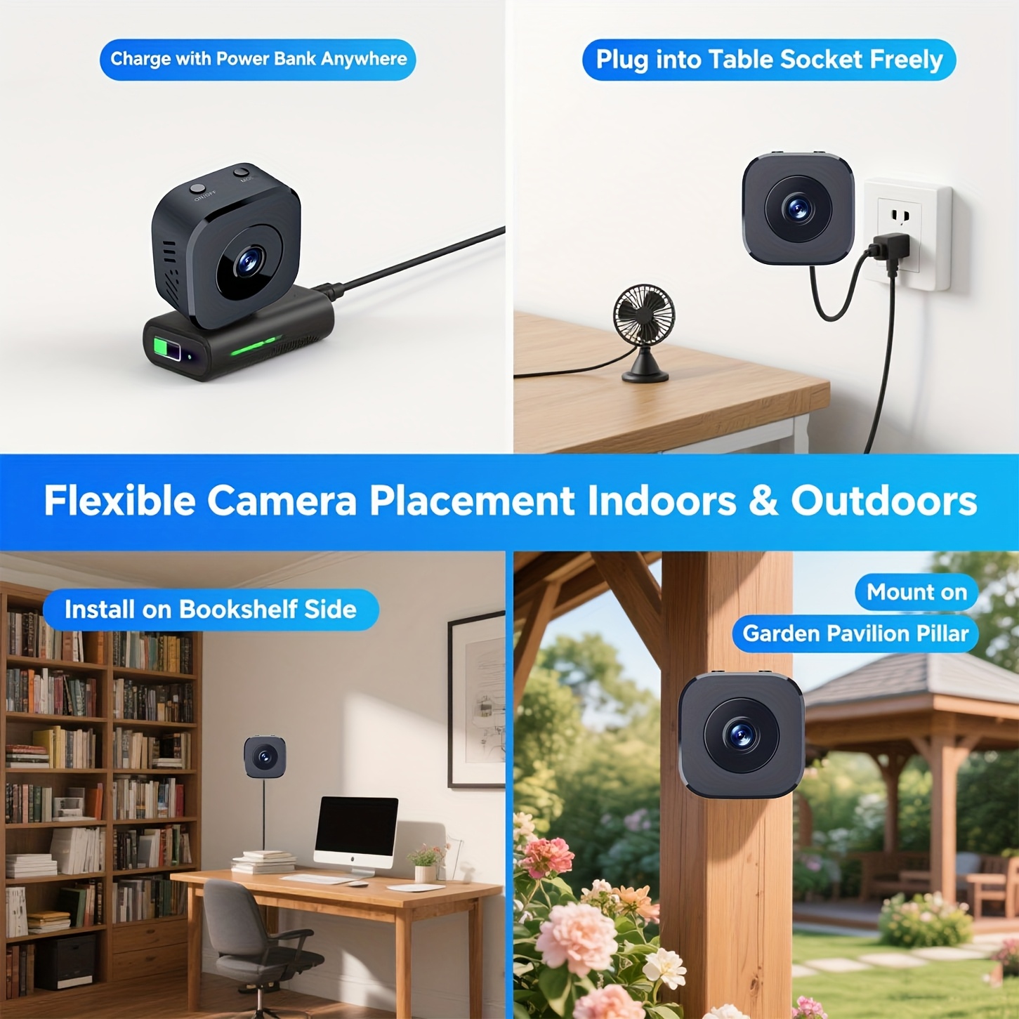Miniaturowa kamera WiFi HD 108 – Home Security With Cameras recenzja i cena