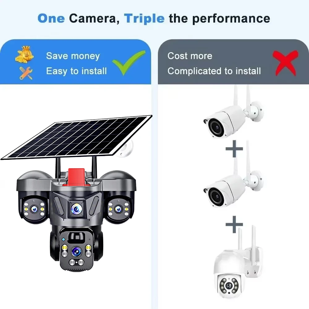 KERUI Zewnętrzna Kamera PTZ 6M – Home Security Outdoor Camera System recenzja i cena