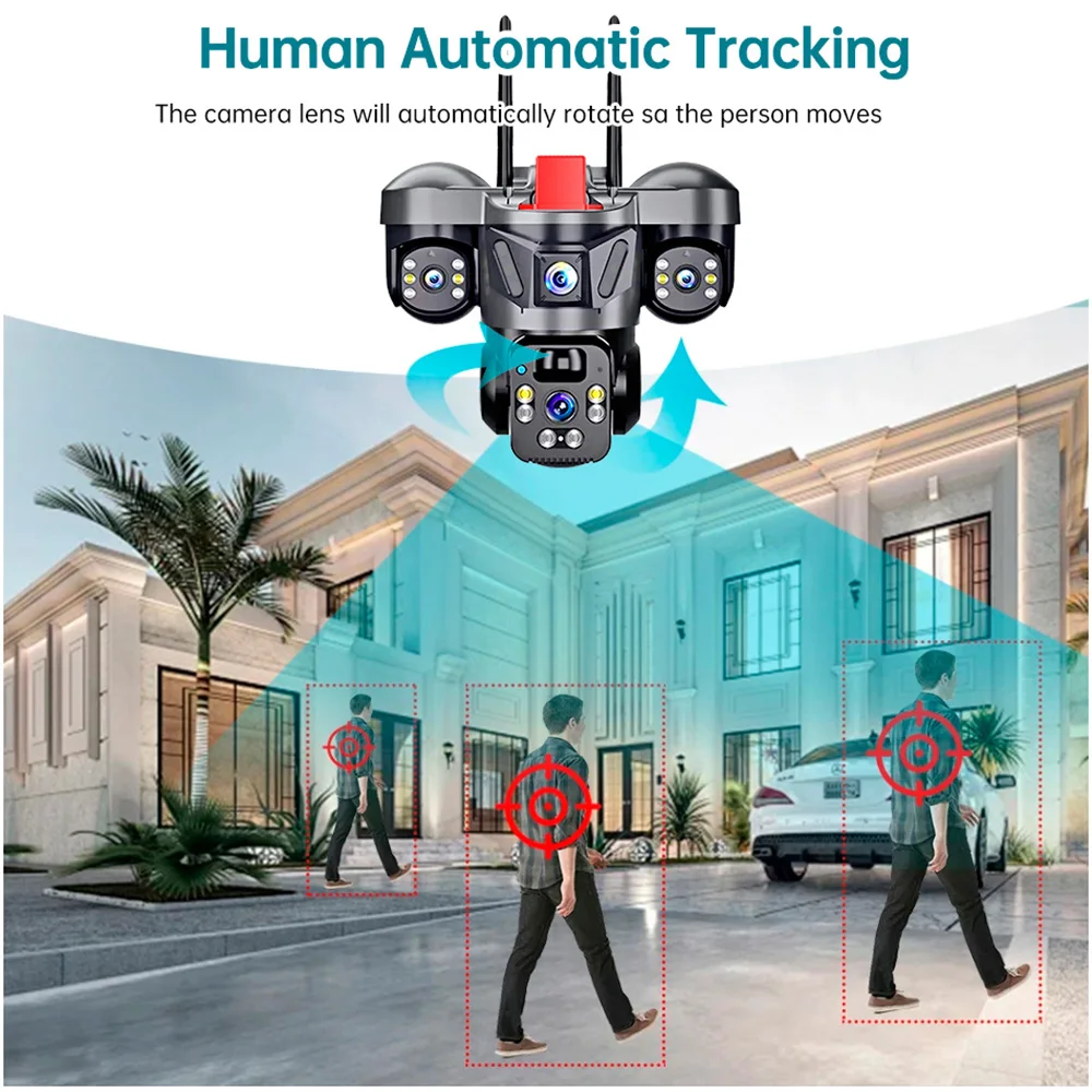 KERUI Zewnętrzna Kamera PTZ 6M – Home Security Outdoor Camera System recenzja i cena